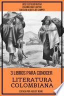 Libro 3 Libros para Conocer Literatura Colombiana