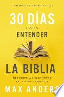 Libro 30 días para Entender la Biblia