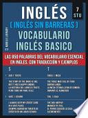 Libro 7 - STU - Inglés (Inglés Sin Barreras) Vocabulario Inglés Basico