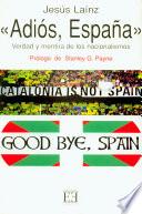 Libro Adiós, España