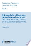 Libro Afirmando la «diferencia», defendiendo el territorio