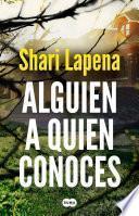 Libro Alguien a quien conoces