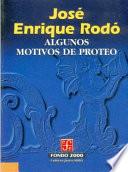 Libro Algunos Motivos de Proteo