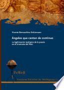 Libro Ángeles que cantan de continuo