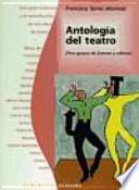 Libro Antología del teatro