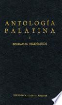 Libro Antología Palatina I. Epigramas helenísticos