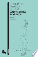 Libro Antología poética de Federico García Lorca