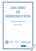 Libro Anuario de Derecho Civil (Tomo LXXIII, fascículo III, julio-septiembre 2020)