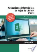 Libro Aplicaciones informáticas de hojas de cálculo. Microsoft Excel 2016