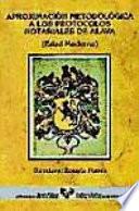 Libro Aproximación metodológica a los protocolos notariales de Álava
