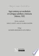 Libro Aqui comiença un vocabulario en la lengua castellana y mexicana (México, 1555)