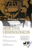 Libro Archivos delictivo-criminológicos