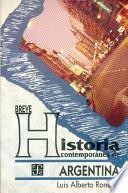 Libro Breve historia contemporánea de Argentina