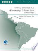Libro Cambios y continuidades de la vida conyugal de las mujeres de Montevideo