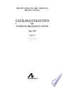Libro Catálogo colectivo del patrimonio bibliográfico español