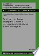 Libro Centros y periferias en España y Austria