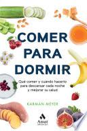 Libro Comer para dormir