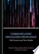 Libro Communicating Specialized Knowledge