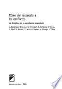 Libro Cómo dar respuesta a los conflictos