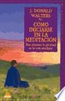 Libro Cómo iniciarse en la meditación