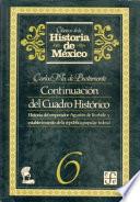 Libro Continuación del Cuadro histórico