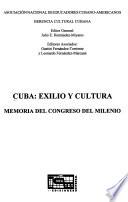 Libro Cuba, exilio y cultura