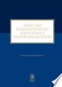 Libro Derecho Administrativo: Identidad y Transformaciones