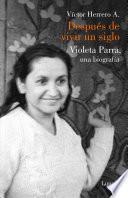 Libro Después de vivir un siglo