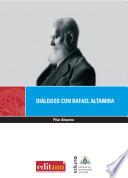 Libro Diálogos con Rafael Altamira