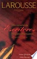 Libro Diccionario de escritores hispanoamericanos