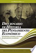 Libro Diccionario de Historia del Pensamiento Economico
