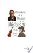Libro Diccionario de la música y los músicos