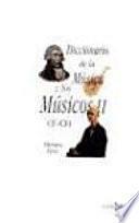 Libro Diccionario de la música y los músicos