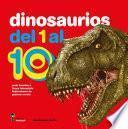 Libro Dinosaurios del 1 al 10