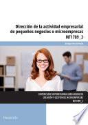 Libro Dirección de la actividad empresarial de pequeños negocios o microempresas
