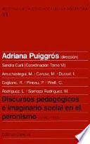 Libro Discursos pedagógicos e imaginario social en el peronismo, 1945-1955