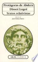 Libro Dissoi logoi. Textos relativistas