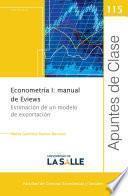 Libro Econometría I: manual de Eviews