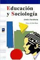 Libro Educación y sociología