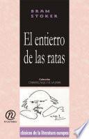 Libro El entierro de las ratas