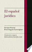 Libro El español jurídico