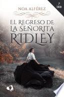 Libro El regreso de la señorita Ridley