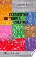 Libro Elementos de teoría política