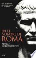 Libro En el nombre de Roma