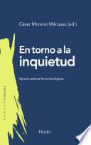 Libro En torno a la inquietud