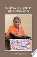 Libro Enseña lo que te he enseñado