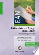 Libro Entrevista de apego para niños (EAN)