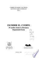 Libro Escribir el cuerpo