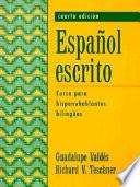 Libro Espanõl escrito