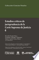 Libro Estudios críticos de la jusrisprudencia de la Corte Suprema de Justicia 4